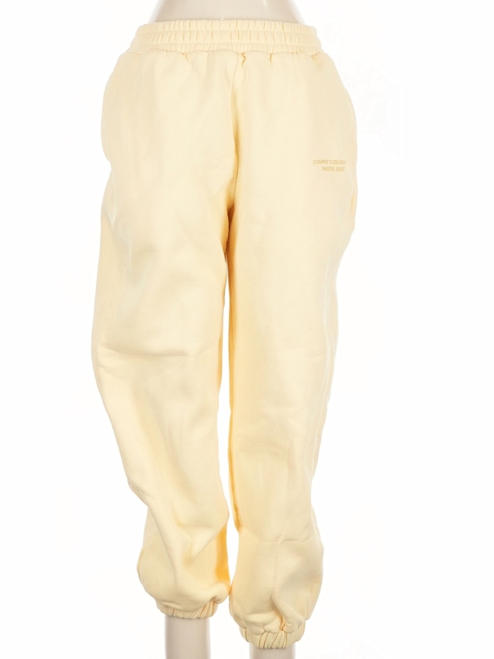 Comfrt Pastel Yellow Hooded Sweatshirt and sweatpant SET - Picture 4 of 5